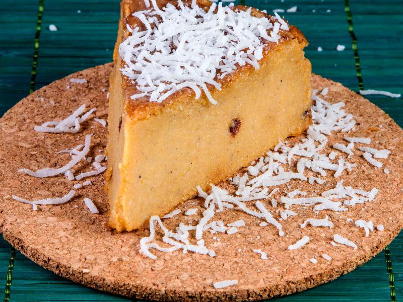 Grace Cornmeal Coconut Pudding
