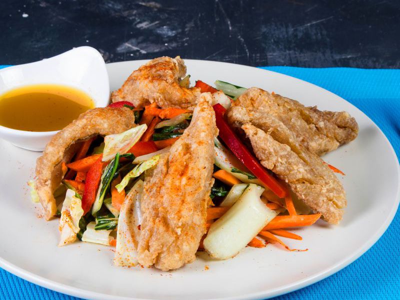 Pan Fried Snapper with Citrus Sauce
