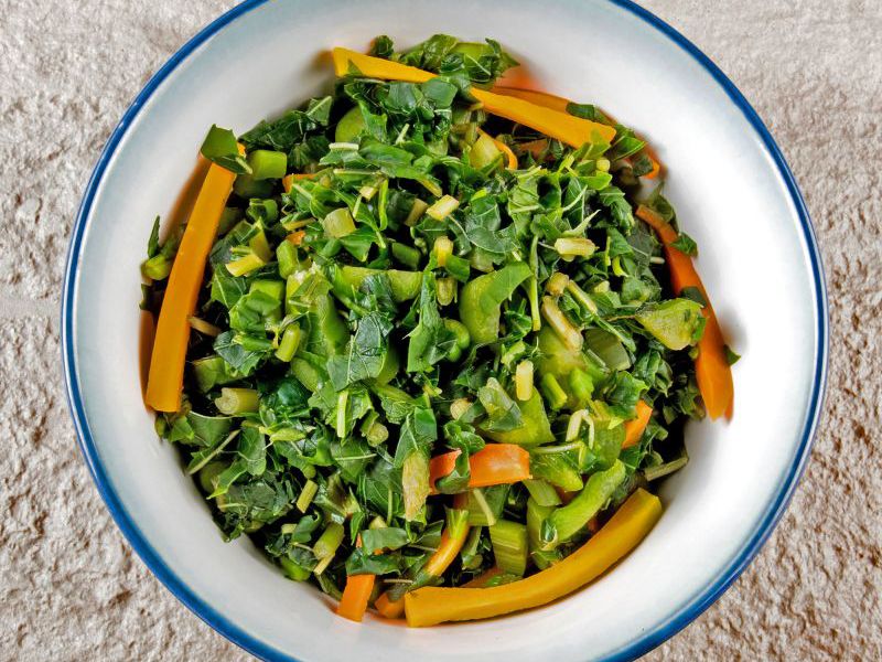 Steamed Callaloo