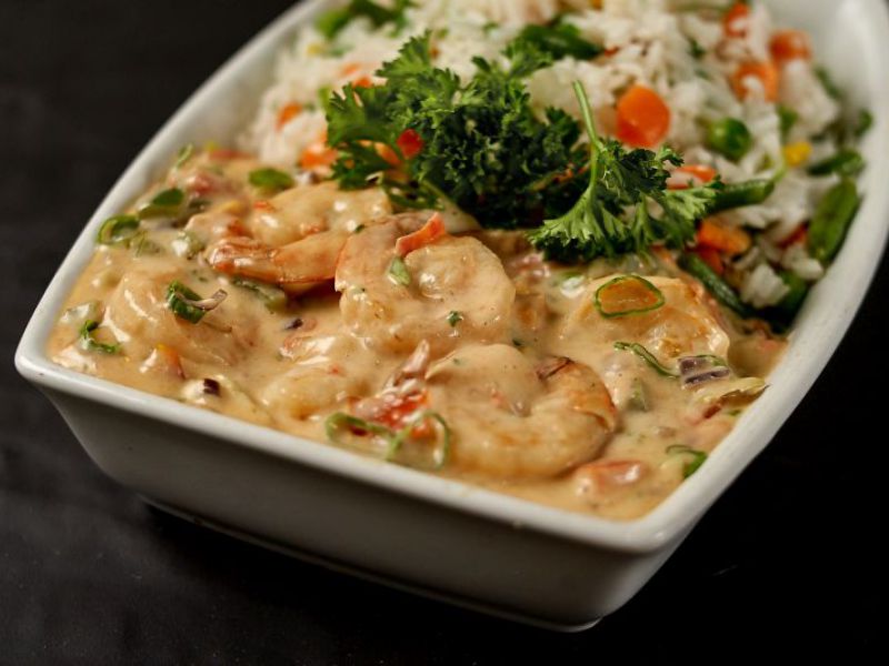 Shrimp in Sweet Coconut Sauce 