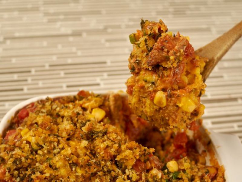 Spiced Mackerel Au Gratin