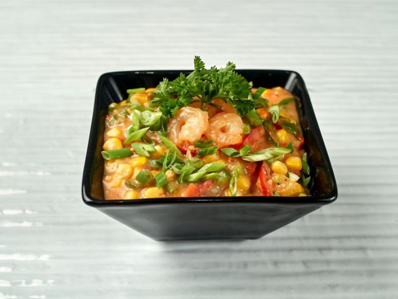 Trelawny Yam Rundown with Shrimp