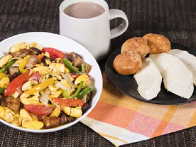 Ackee and Corned Pork # 1