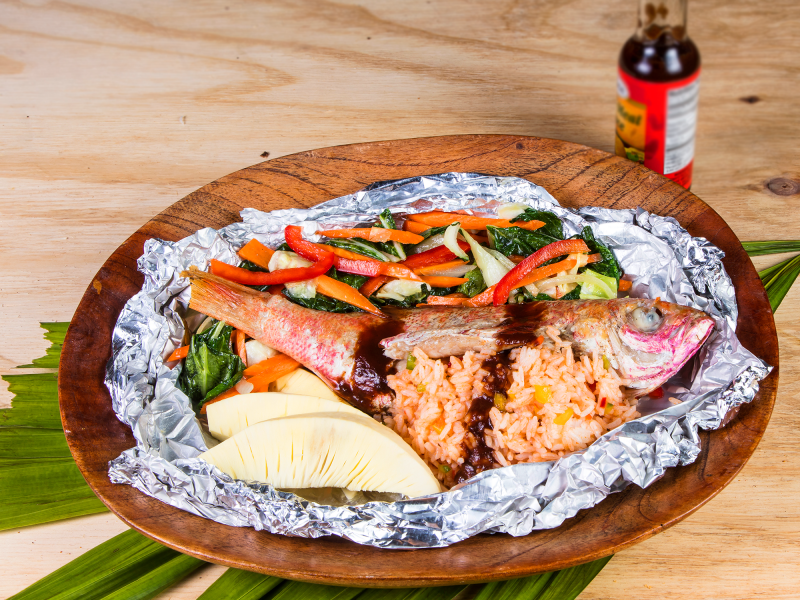Baked Whole Sea Fish