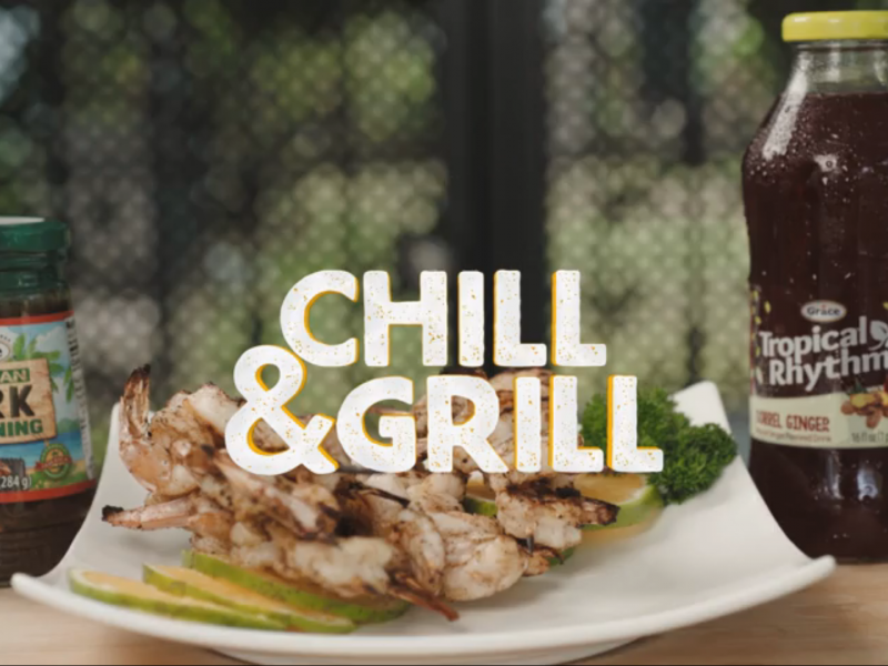 Grace Spicy Jerk Shrimp Skewers