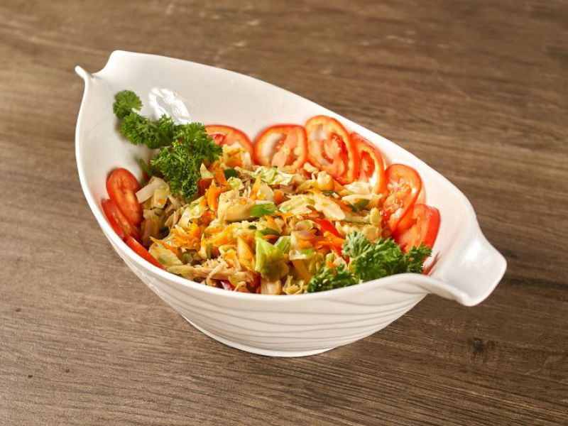 Irie Cabbage and Saltfish