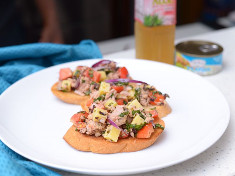 Grace Tuna & Tomato Bruschetta