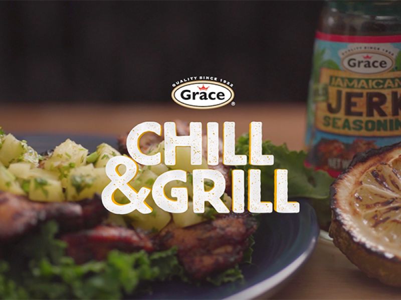 Classic Jerk Boneless Chicken with Pineapple Relish