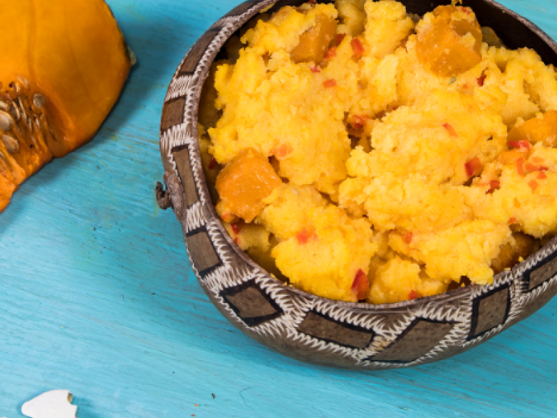 Turn Cornmeal with Pumpkin