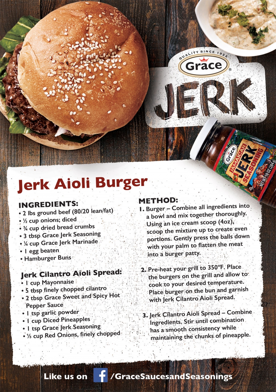 Jerk Aioli Burger