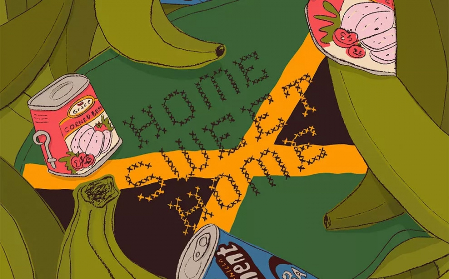 Plantains, Corned Beef, And Home